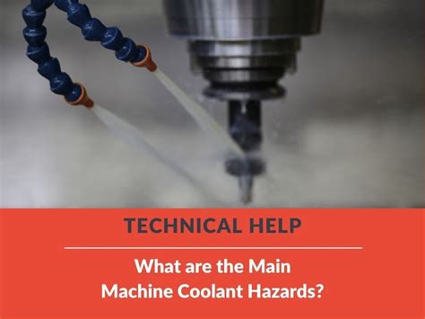 cnc machine coolant hazards|can cnc machine coolant cause itching.